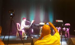 Singing and Playing the Piano